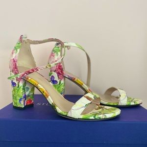 STUART WEITZMAN NEARLYNUDE HEELS SPRING REAL SNAKE